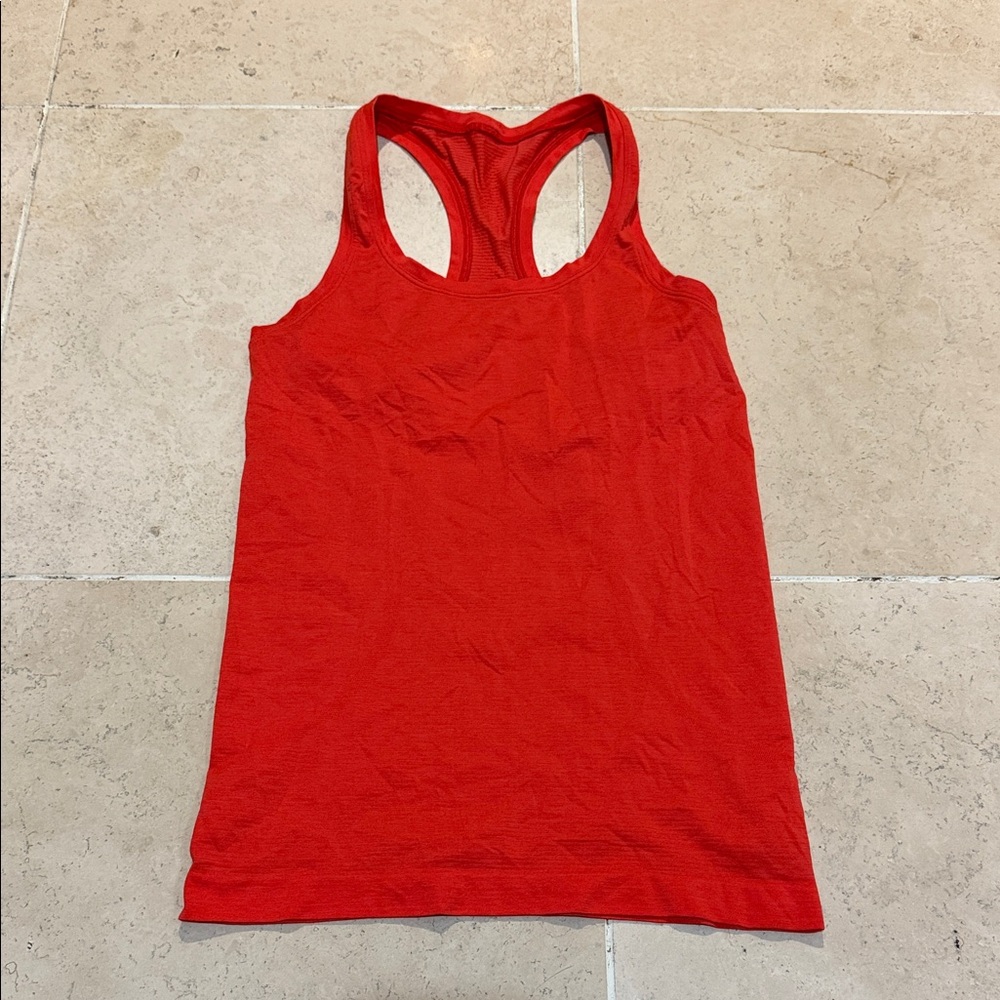Women's Orange Red Tank Top